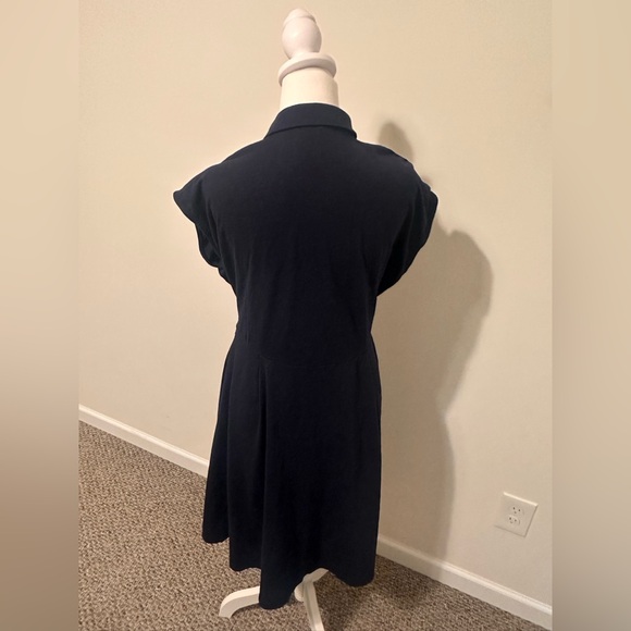 BODEN Althea Navy Blue Jersey Shirt Dress Size 14 - Picture 3 of 6